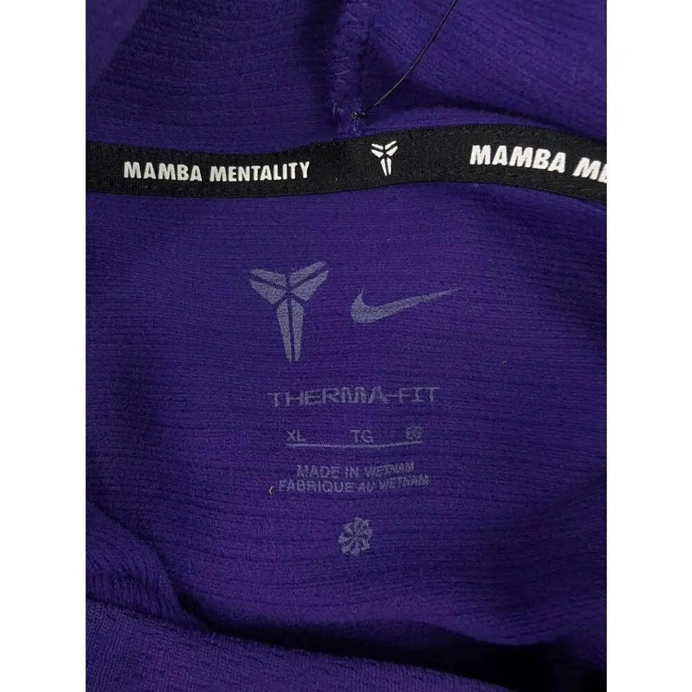 Nike Boys X-Large Kobe Therma-Fit Pullover Hoodie & Jogger Set - Purple & Yellow